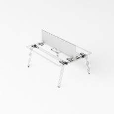 Strike Экран настольный фронтальный меламиновый для бенча 1600x350х16 UDSMFB160 крепеж алюминий Strike